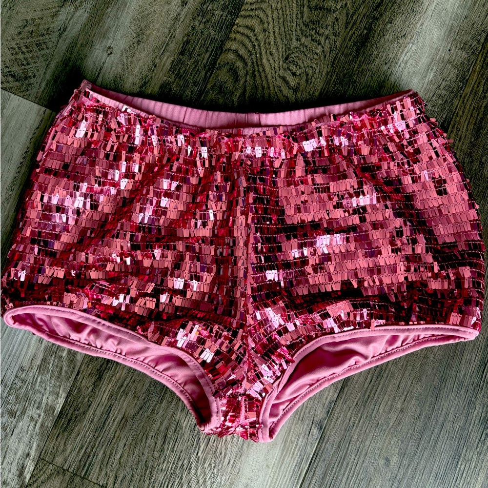 Sequin Pink Women's Intimate Shorts